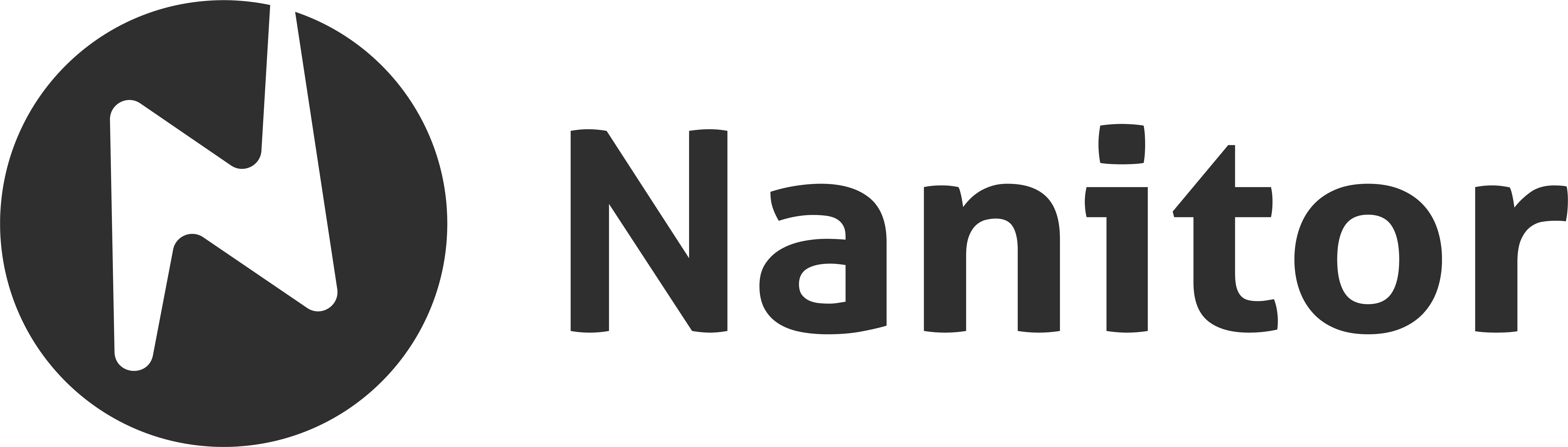 Logo Dark Grey White Background