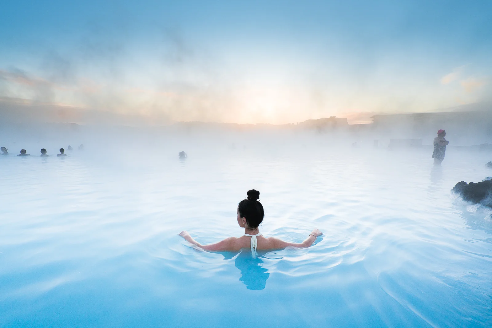 Blue Lagoon geothermal spa in Iceland